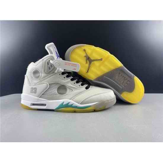 Nike Air?��a??a�1 Jordan 5 x?��a??a�1off white AJ5 ow 3M Reflect Men Shoes